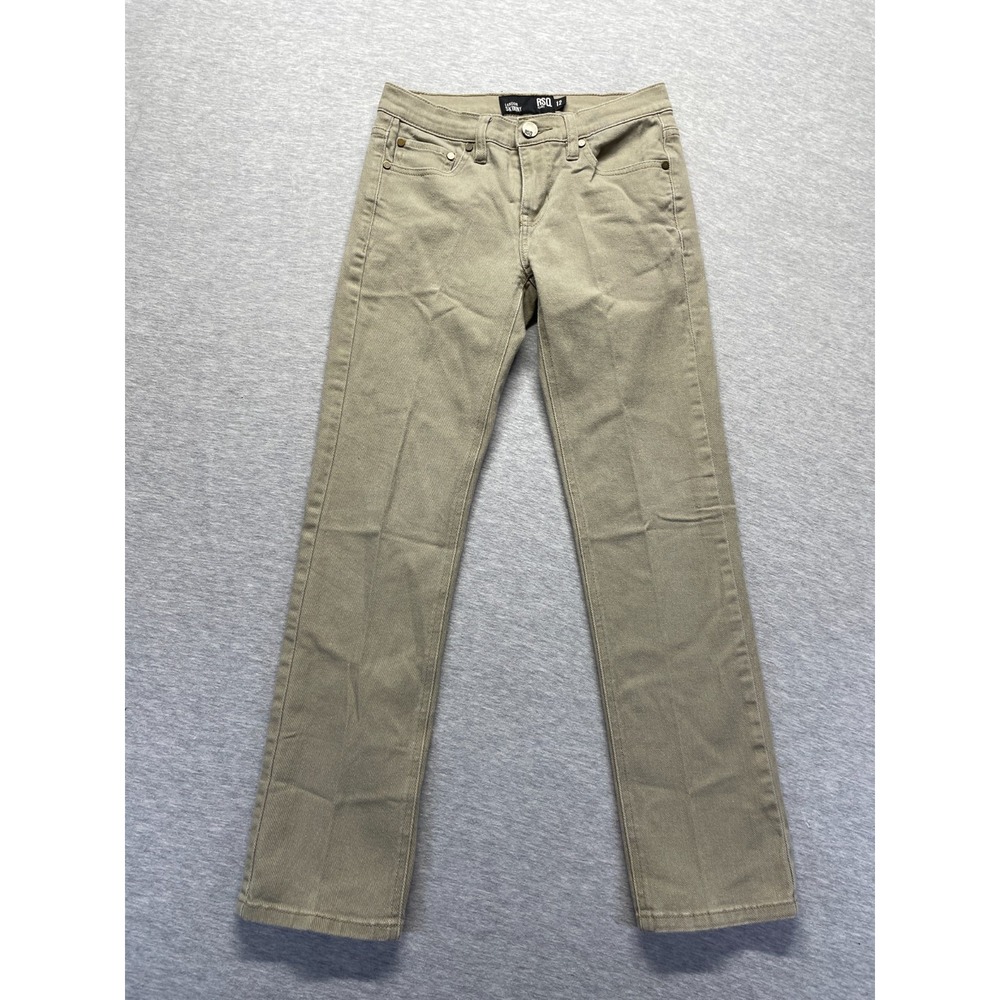 RSQ London Skinny Jeans Womens 12 Beige Cotton Stretch Mid Rise Casual Wear